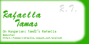 rafaella tamas business card